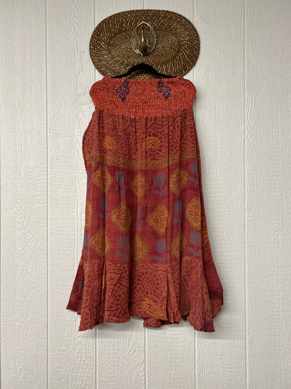 Crepe Sari Inner Peace Wrap Skirt 0626 162
