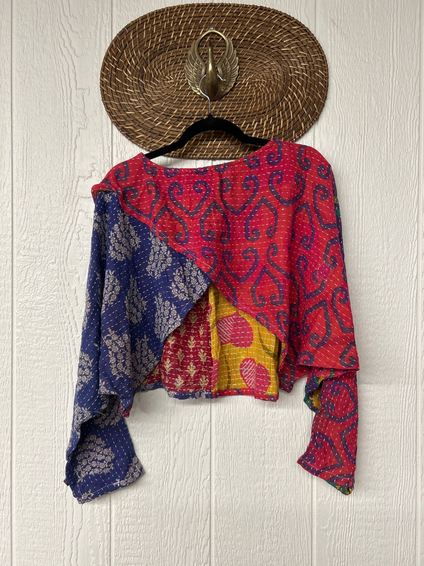 Pareo Kantha In Bloom Cropped Pullover 0326 267