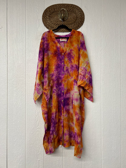 Crepe Sari Gaia Duster Dress 0826 277