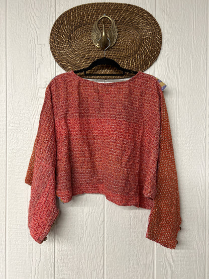 Pareo Kantha In Bloom Cropped Pullover 0326 158