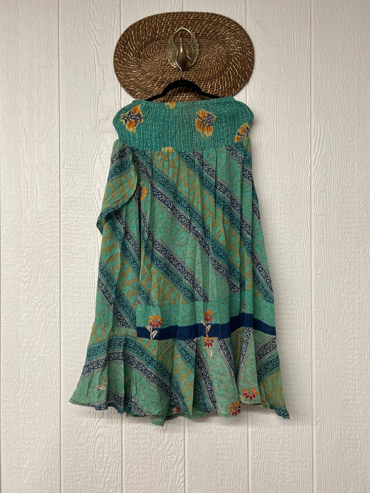 Crepe Sari Inner Peace Wrap Skirt 0626 209