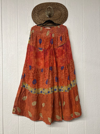 Pareo Kantha Lotus Maxi Skirt 0826 180