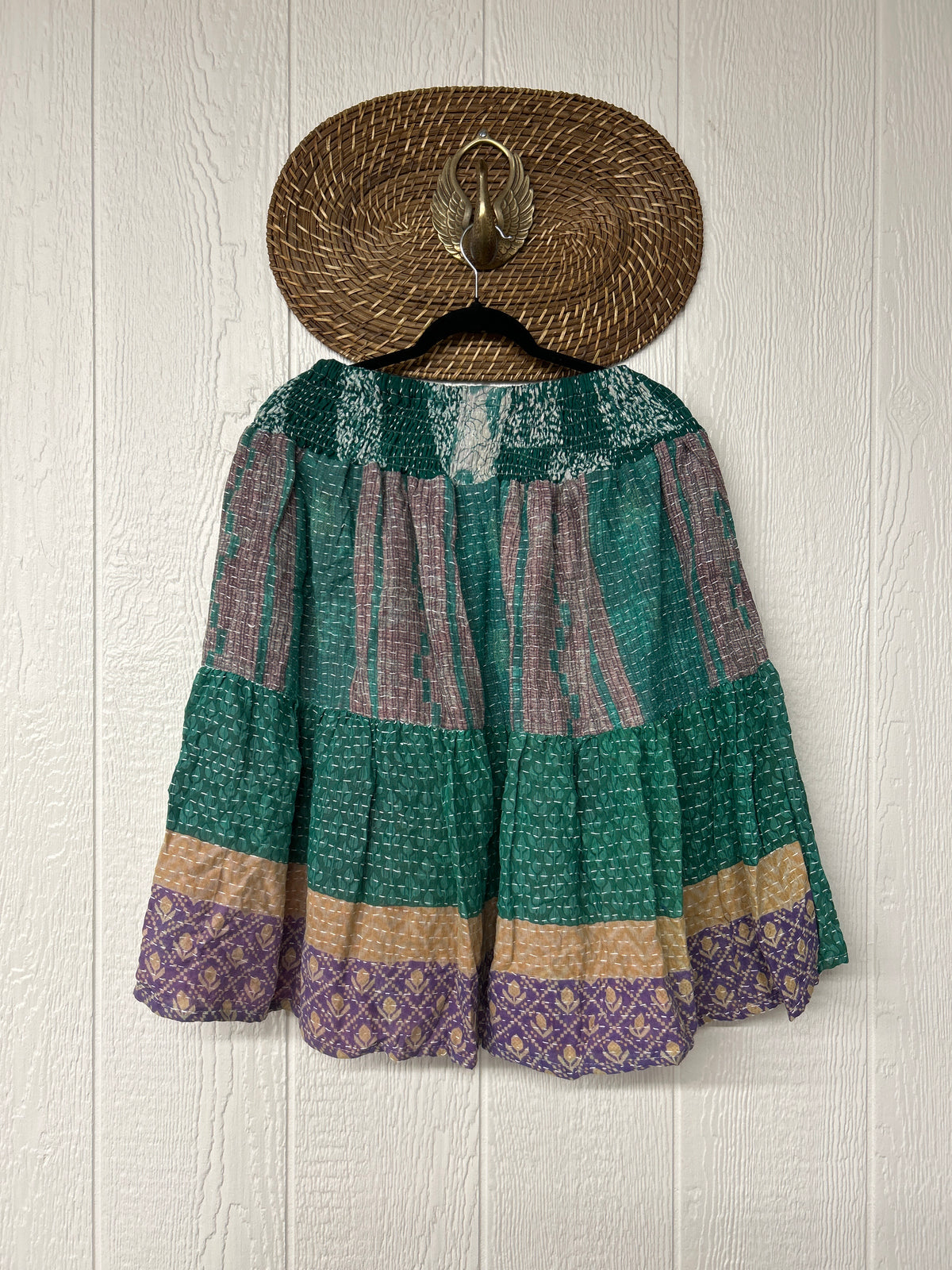 Pareo Kantha Meadow Skirt 0826 087