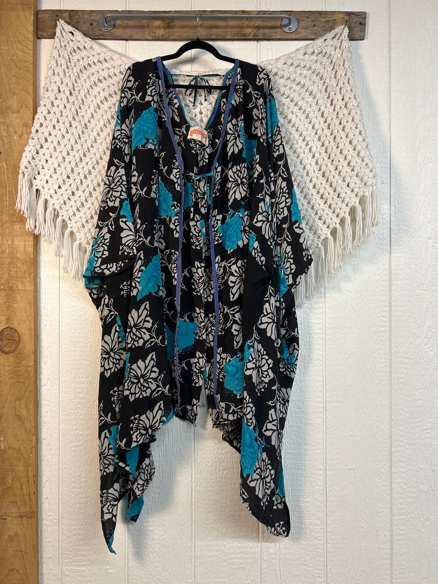 Crepe Sari Orchid Kimono 0626 202
