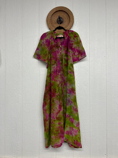 Crepe Sari Summer Woodstock Duster 0626 011