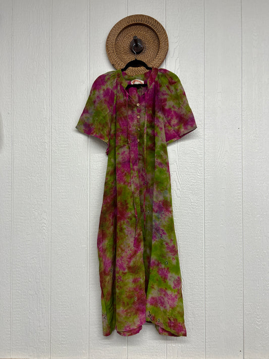 Crepe Sari Summer Woodstock Duster 0626 011
