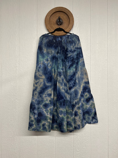 Pareo Kantha Lotus Maxi Skirt 0826 012