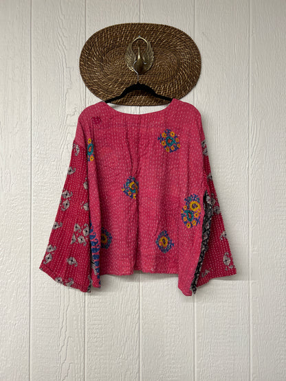 Pareo Kantha Wanderer Pocket Crop Top 0226 109