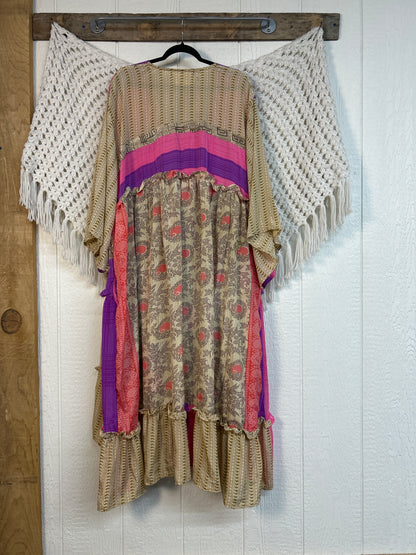 Rasgulla Sari Rhiannon Kimono 0826 113