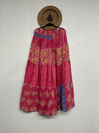 Pareo Kantha Lotus Maxi Skirt 0826 067