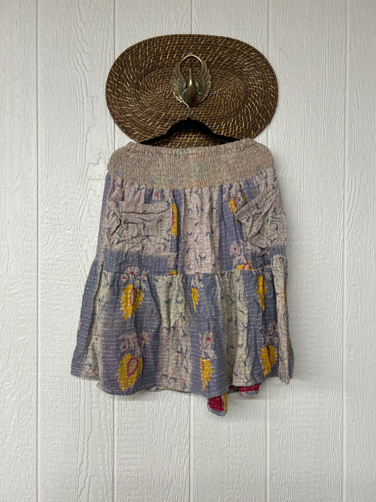 Pareo Kantha Meadow Skirt 0826 264