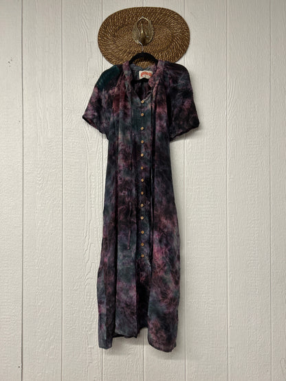 Crepe Sari Summer Woodstock Duster 0626 271