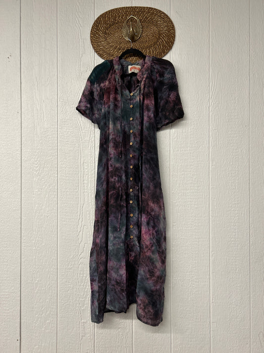 Crepe Sari Summer Woodstock Duster 0626 271