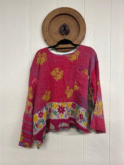 Pareo Kantha Wanderer Pocket Crop Top 0226 039