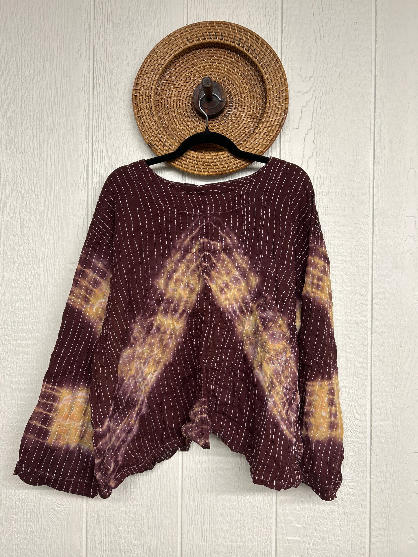 Pareo Kantha Wanderer Pocket Crop Top 0526 005