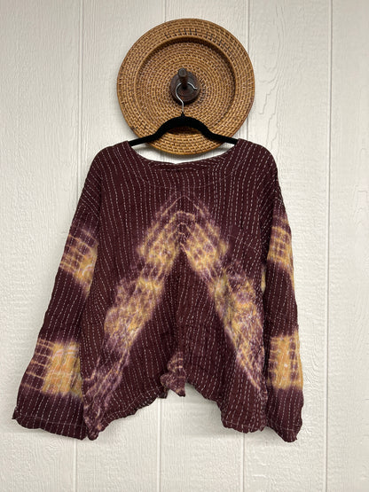 Pareo Kantha Wanderer Pocket Crop Top 0526 005