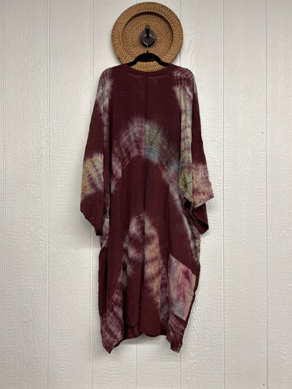 Crepe Sari Gaia Duster Dress 0826 159