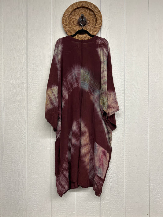 Crepe Sari Gaia Duster Dress 0826 159