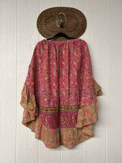 Pareo Kantha Wild Rose Skirt 0426 029