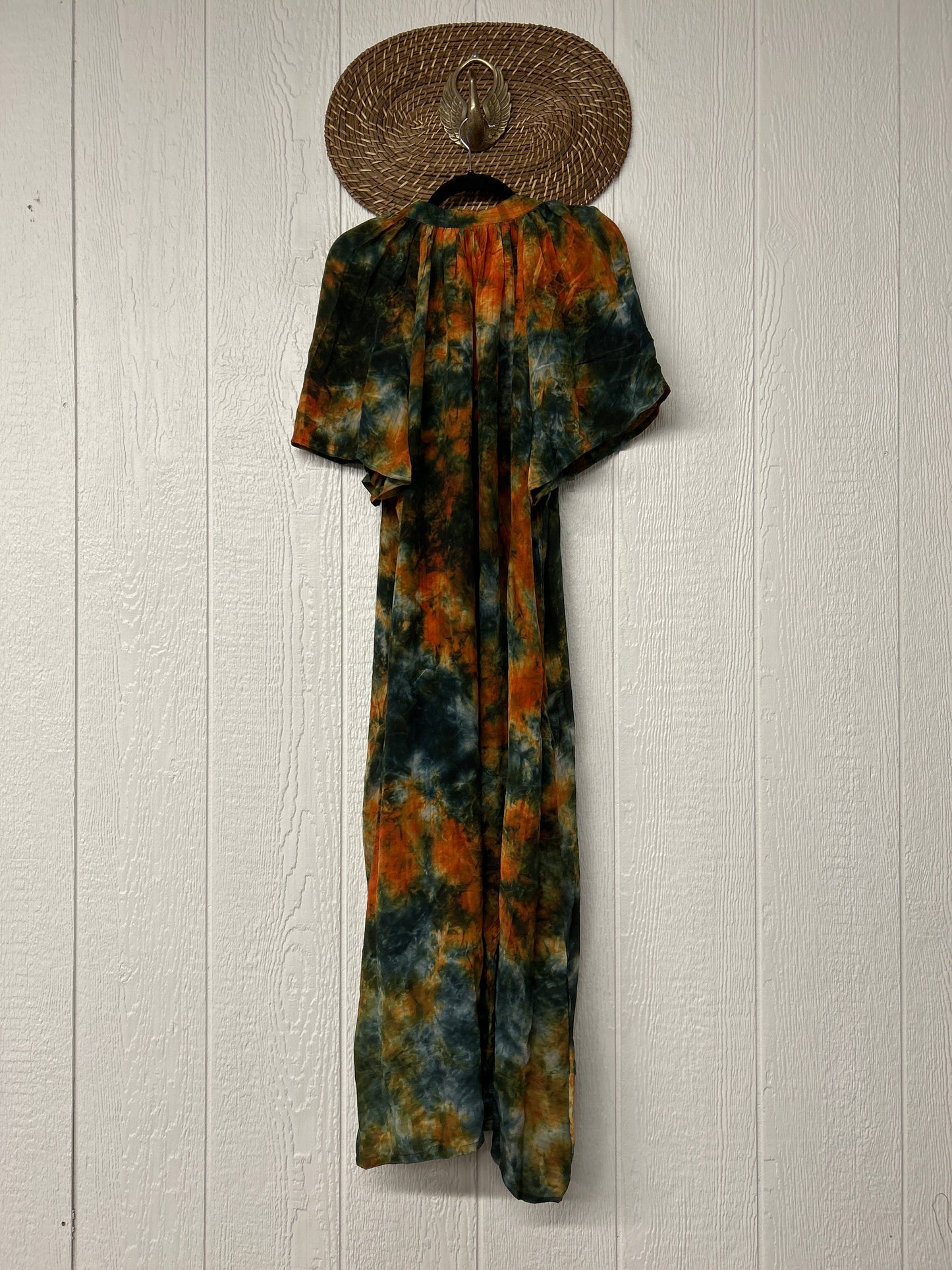 Crepe Sari Summer Woodstock Duster 0626 238