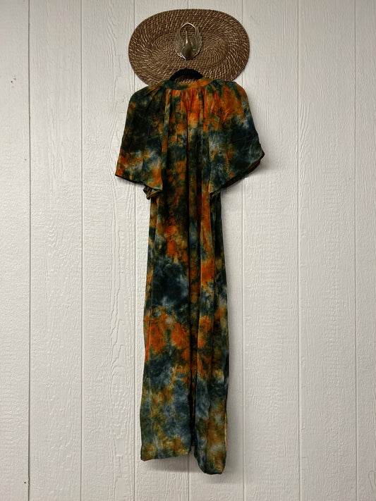 Crepe Sari Summer Woodstock Duster 0626 238
