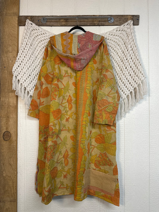 Fine Kantha Rising Sun Coat 1125 253