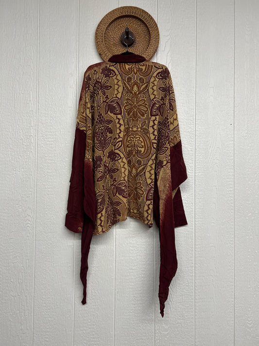 Crepe Sari Nirvana Button Down 1125 274