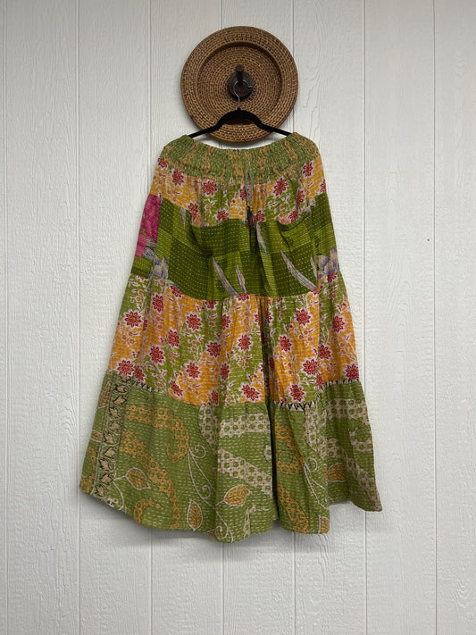 Pareo Kantha Lotus Maxi Skirt 0826 281