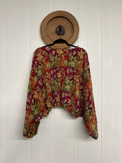 Crepe Sari Luna Crop Top 0126 104