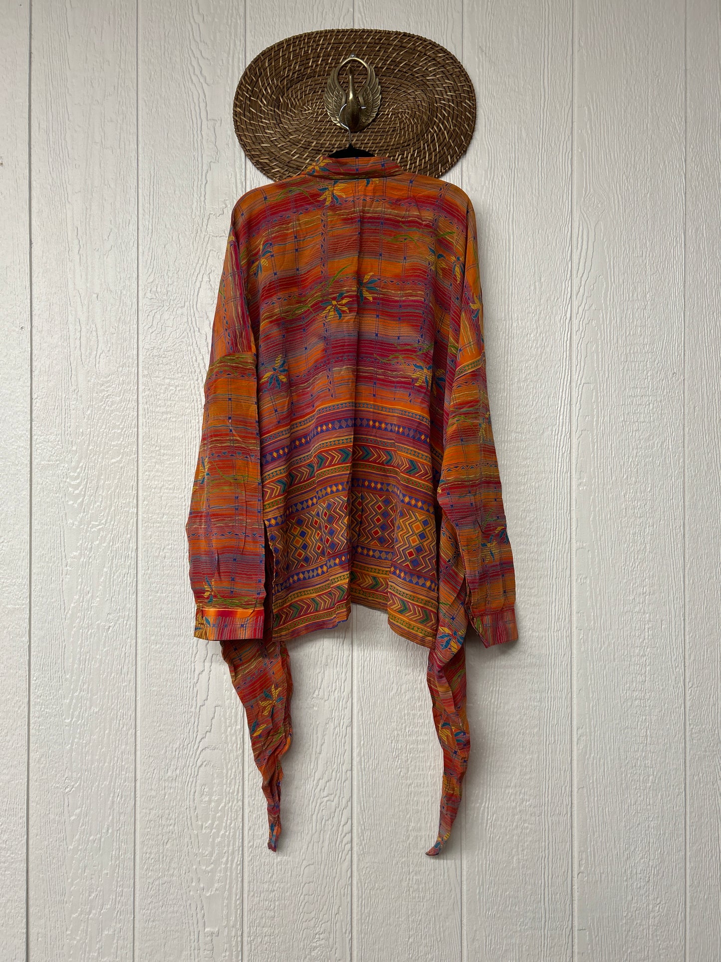 Crepe Sari Nirvana Button Down 1125 085