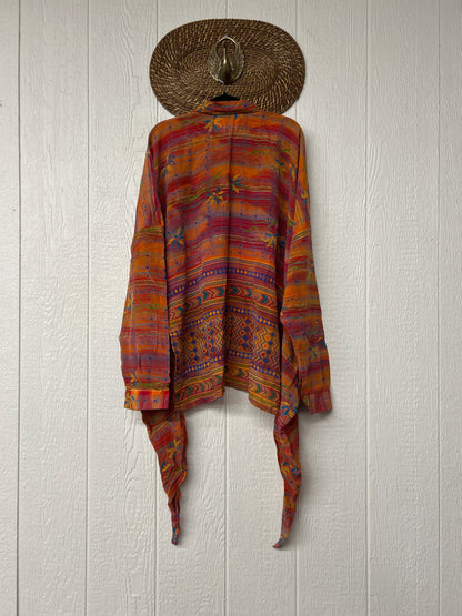 Crepe Sari Nirvana Button Down 1125 085