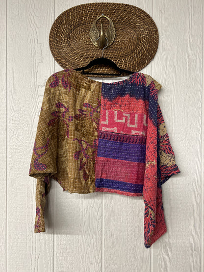 Pareo Kantha In Bloom Cropped Pullover 0326 153