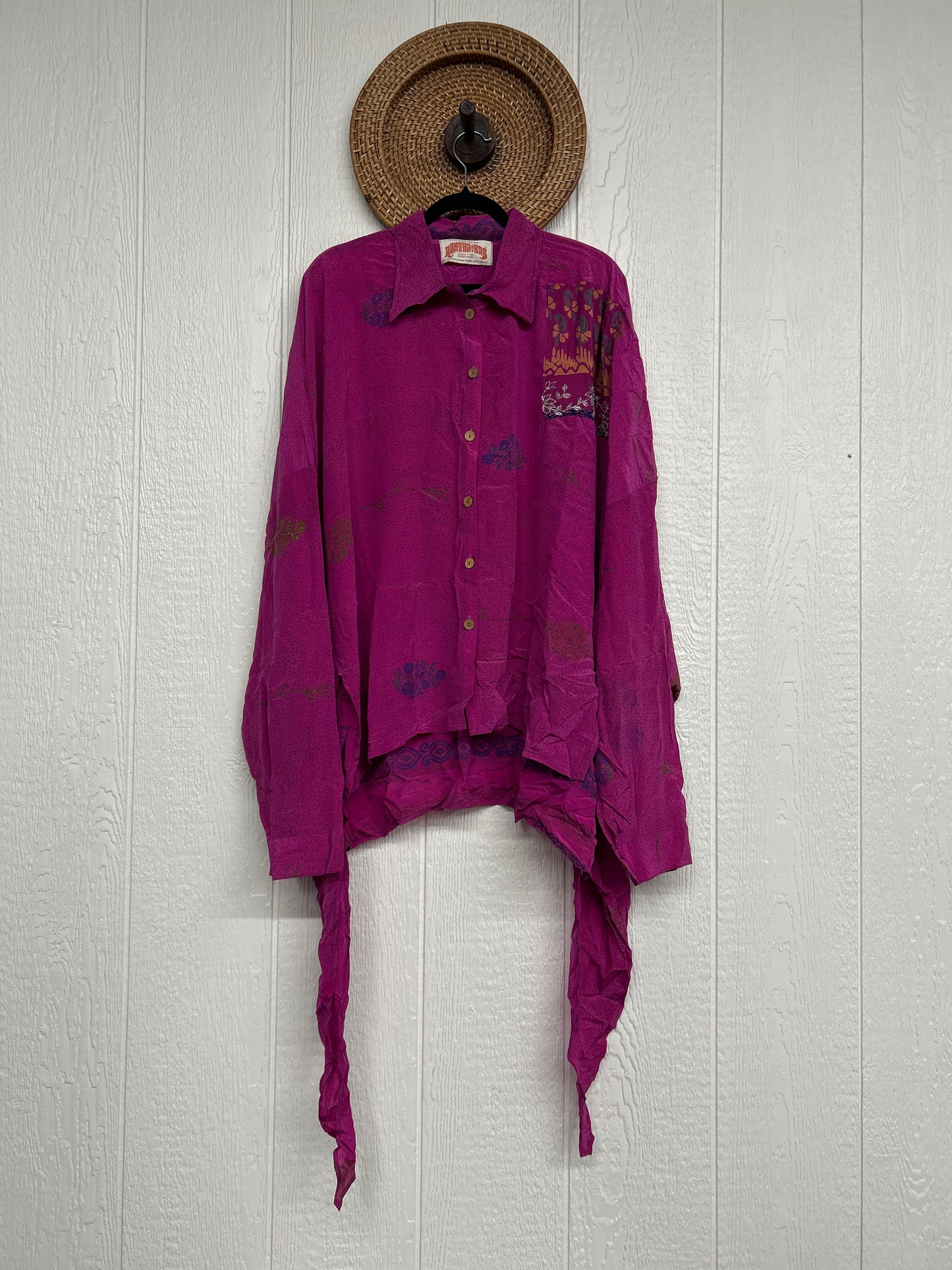 Crepe Sari Nirvana Button Down 1125 197