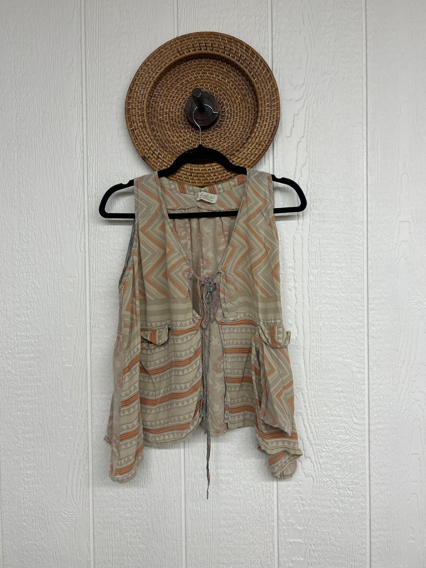Alchemi Crepe Sari Daisy Vest 0726 001