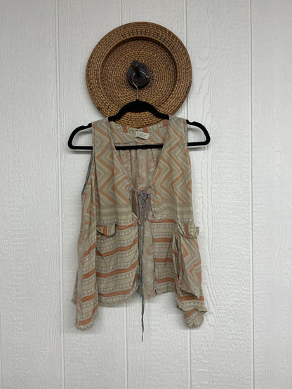 Alchemi Crepe Sari Daisy Vest 0726 001
