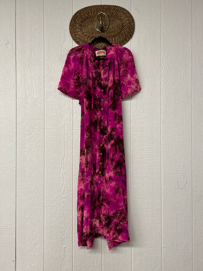 Crepe Sari Summer Woodstock Duster 0626 189