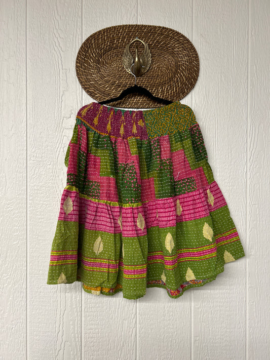 Pareo Kantha Meadow Skirt 0826 275