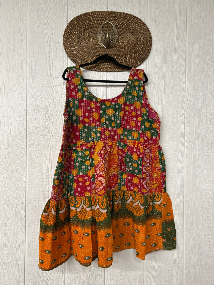 Kantha Meadow Mini Dress 0625 228