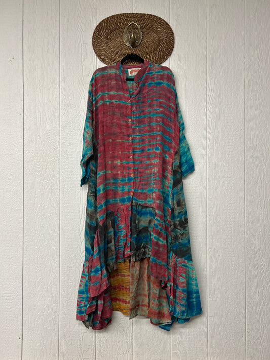 Crepe Sari Dahlia Duster Dress 0326 223