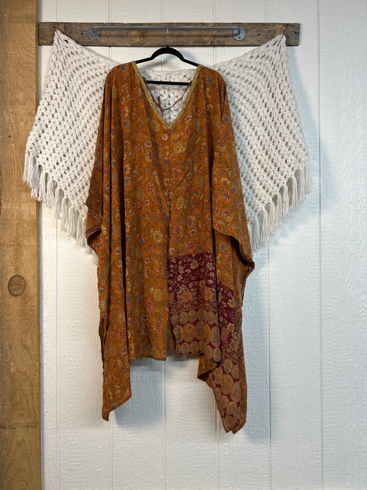 Crepe Sari Orchid Kimono 0626 226