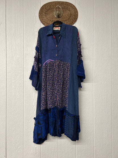 Crepe Sari Rhiannon Duster Dress 0226 054