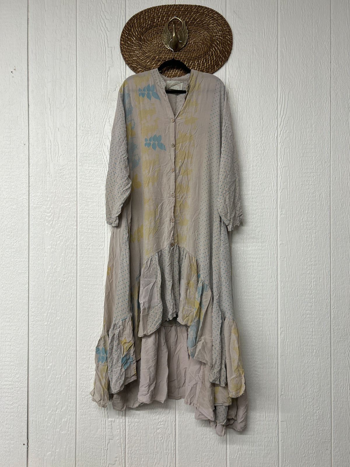 Alchemi Crepe Sari Dahlia Duster Dress 0926 001