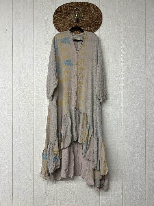 Alchemi Crepe Sari Dahlia Duster Dress 0926 001