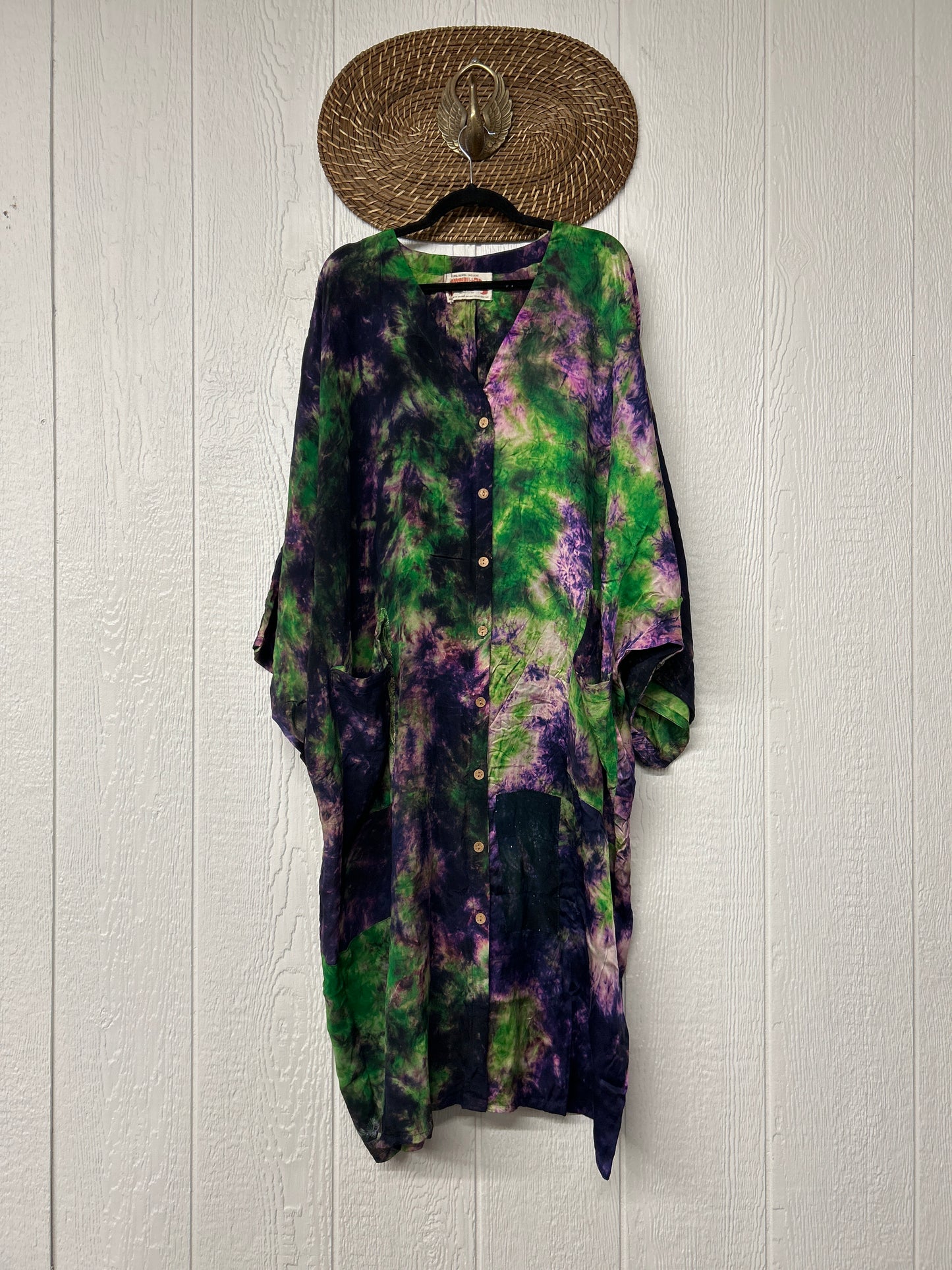 Crepe Sari Gaia Duster Dress 0826 121