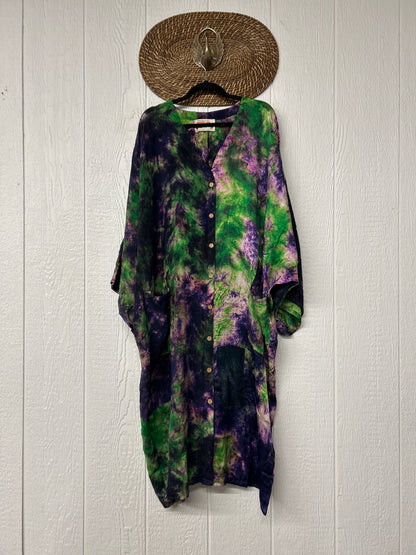 Crepe Sari Gaia Duster Dress 0826 121