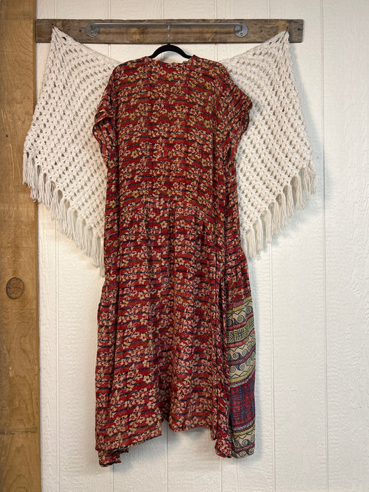 Crepe Sari Summer Evermore Kimono 0726 149