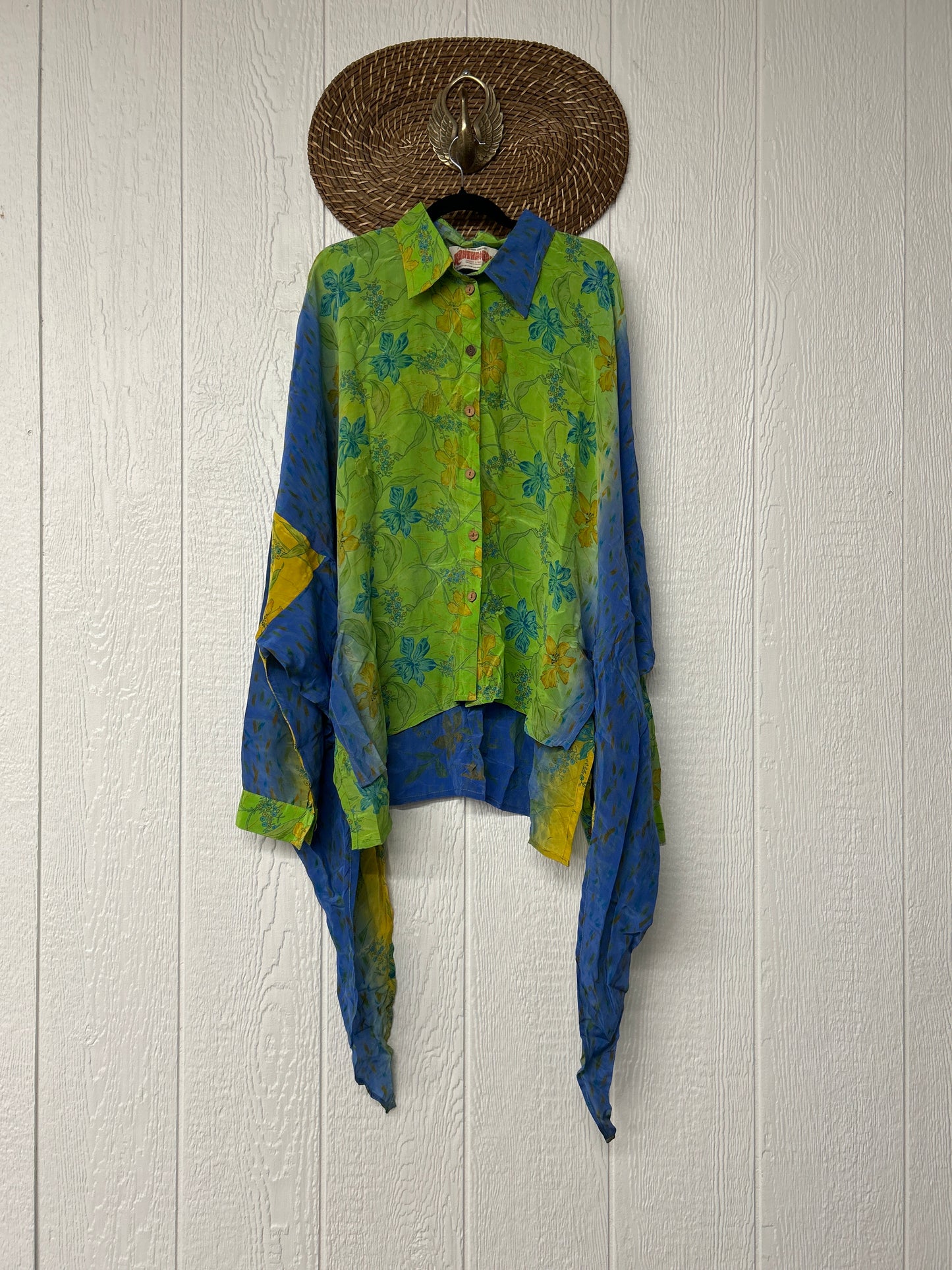 Crepe Sari Nirvana Button Down 1125 011