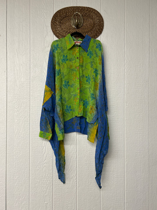 Crepe Sari Nirvana Button Down 1125 011