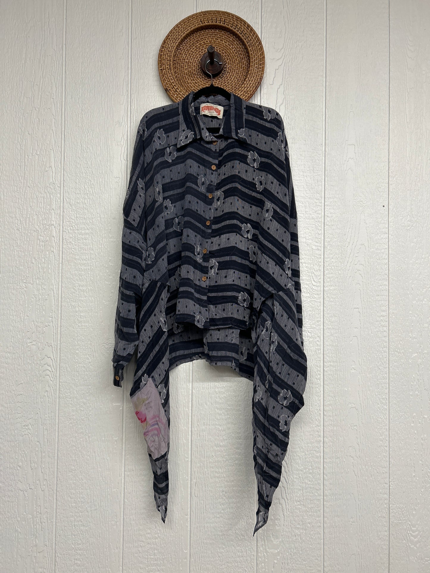 Crepe Sari Nirvana Button Down 1125 176