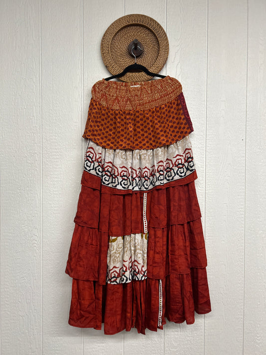 Rasgulla Sari Venus Ruffle Maxi 1125 163